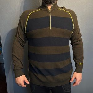 Nike Mens 3/4 zip Golf Sweater